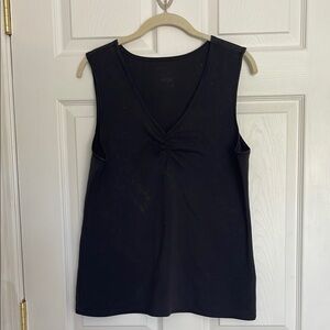 DONATED MAY 1st! Black V-Neck Sleeveless Top
